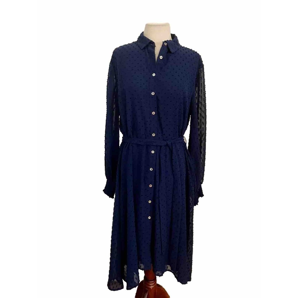Adria Moss Dress ‎ Blue Size XL cottage coreFairy Core Old Money
